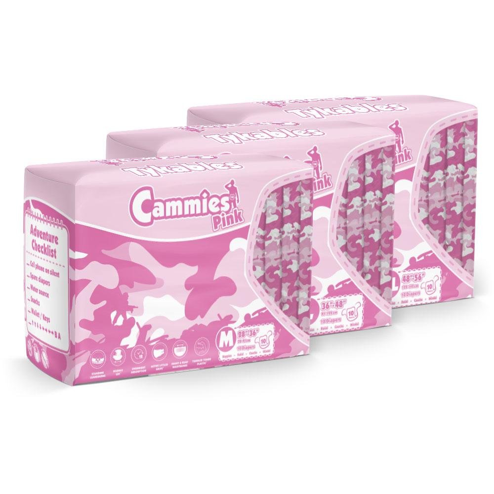 Cammies Pink Diapers - Tykables