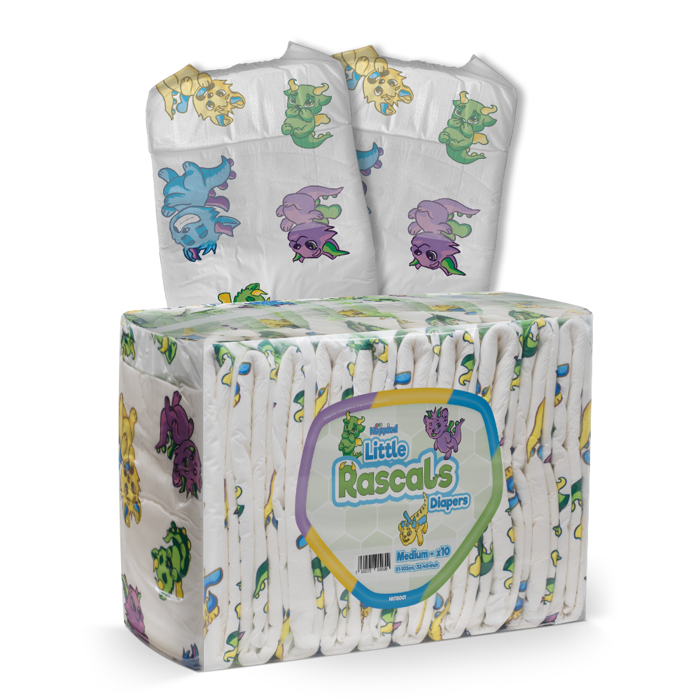 Little Rascals Diapers | Adult Diapers With Tabs – Tykables