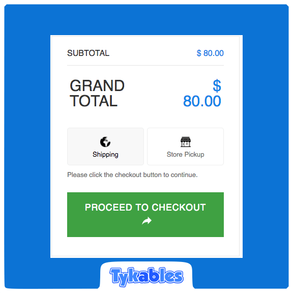Online Orders for Pick Up In Store