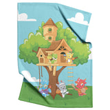 Camelot Scene Fleece Baby Blanket