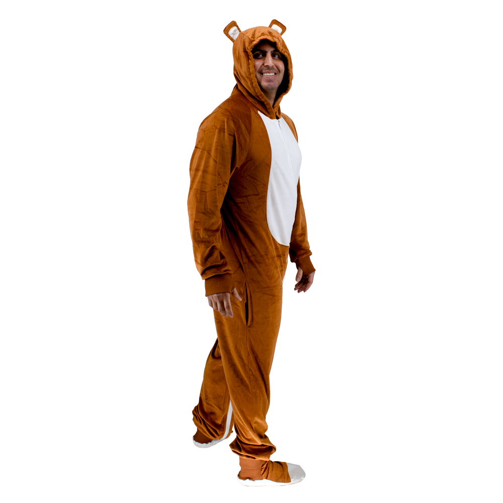 Teddy Bear Hooded Liddles Sleepers