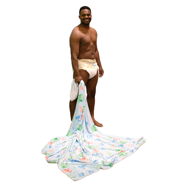 Little Builders Fleece Baby Blanket