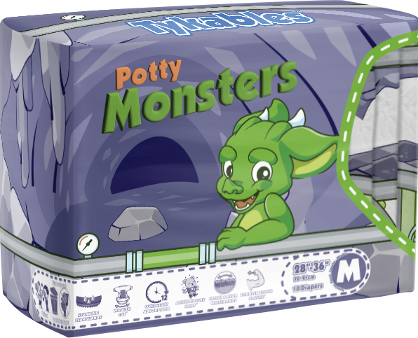 Potty Monsters Diapers