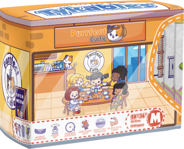 Purrfect Cafe Diapers