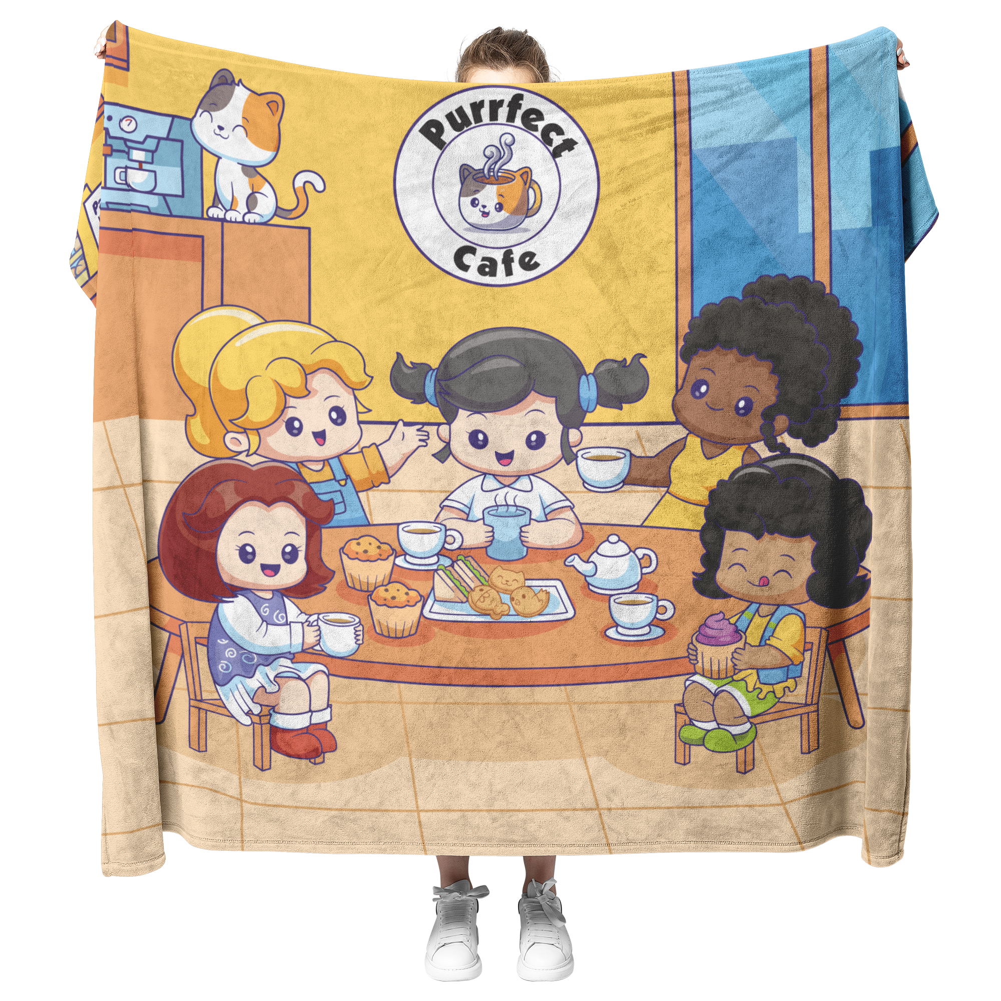 Purrfect_Cafe_Fleece_Baby_Blanket_H_Blanket_Model_Mockup.png_11785204