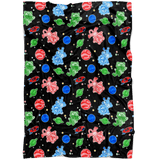 Galactic Patterned Fleece Baby Blanket - Tykables