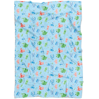 Little Builders Fleece Baby Blanket - Tykables
