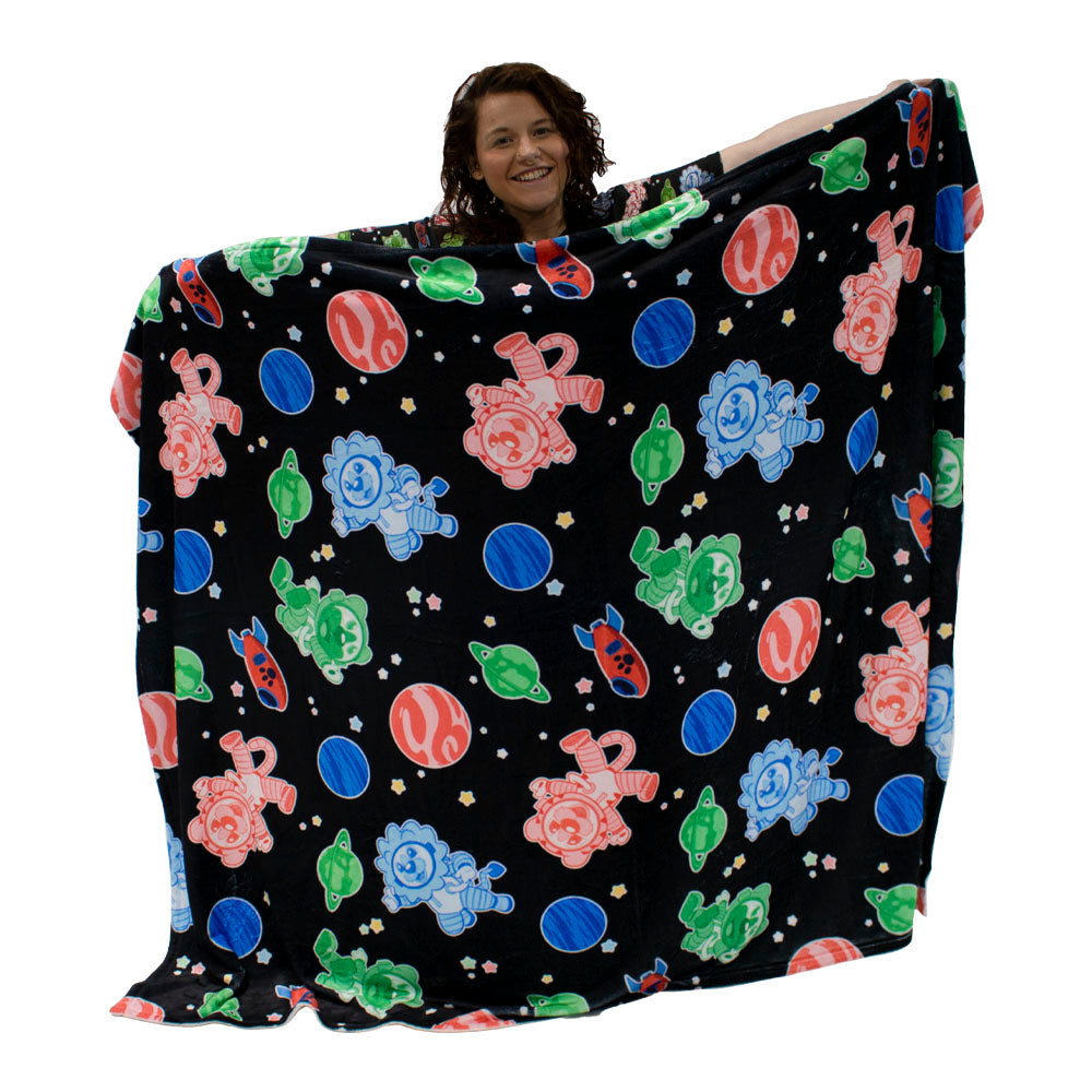 Galactic Patterned Fleece Baby Blanket – Tykables