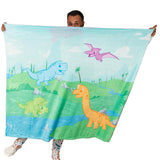 Little Rawr Fleece Baby Blanket - Tykables