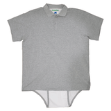 Grey Snappies Polo