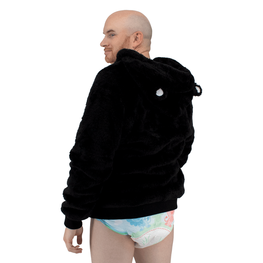 Teddy bear 2025 jacket hood