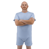 Baby Blue Snappies Romper