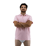 Baby Pink Snappies Polo