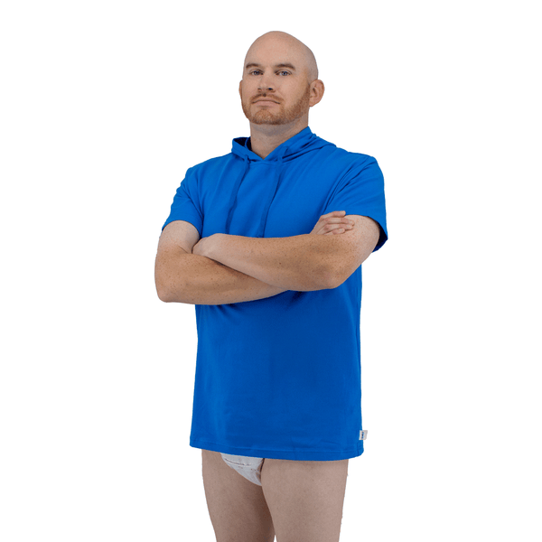 Blue Snappies ABDL Hoodie | Adult Onesie and Ageplay Clothing – Tykables