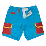 Twill Cargo Shorts Blue
