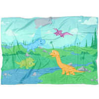 Little Rawr Fleece Baby Blanket - Tykables